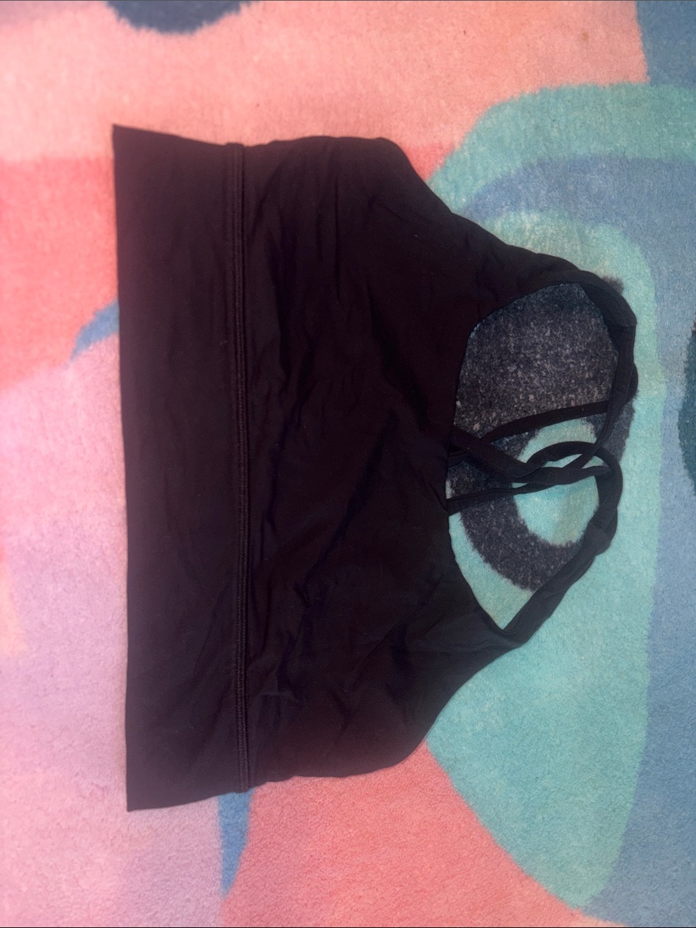 lululemon athletica Black Strappy Medium-Support Sports Bra